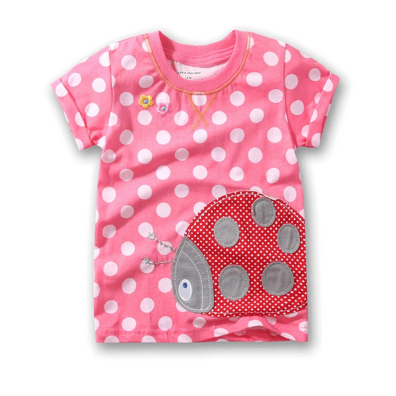 Pink polka dot t shirt Clearance
