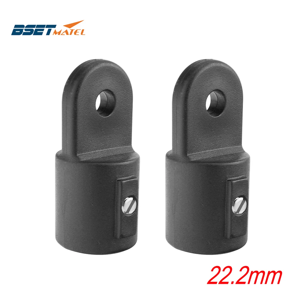 2PCS Nylon Pipe Eye End Cap 22mm Bimini Top Fitting Hardware Marine Boat Yacht External Canopy Tube | Спорт и развлечения
