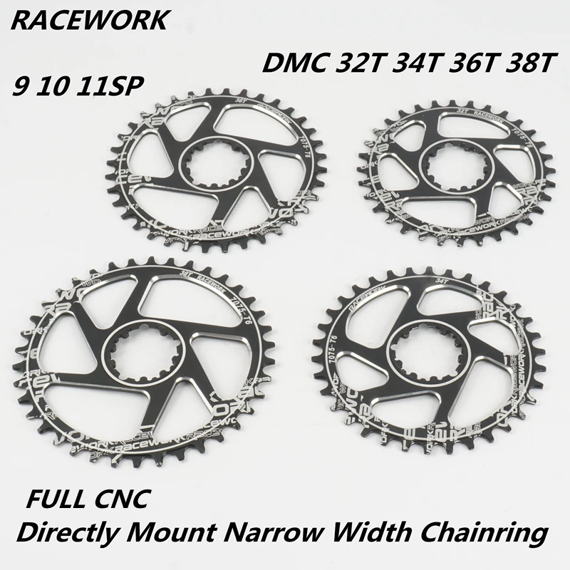 RACEWORK MTB горный велосипед сплав 170 175 мм Кривошип 32T 34T 36T 38T прямое Крепление узкое