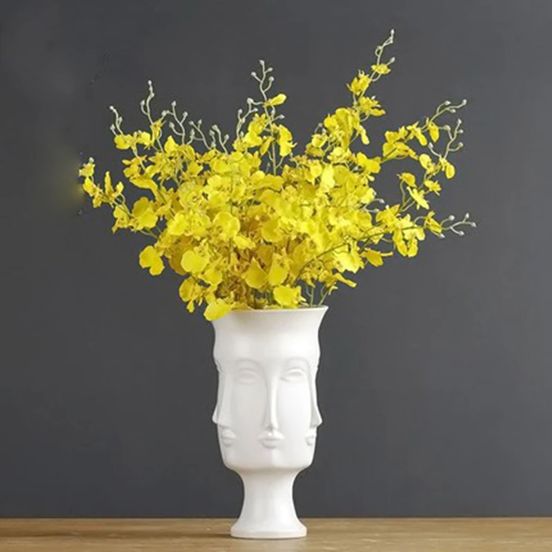 Günstige Blumentöpfe Pflanz Home Decor Blume Vase Keramik Dekorative Vase Anlage Kunst Blume Töpfe