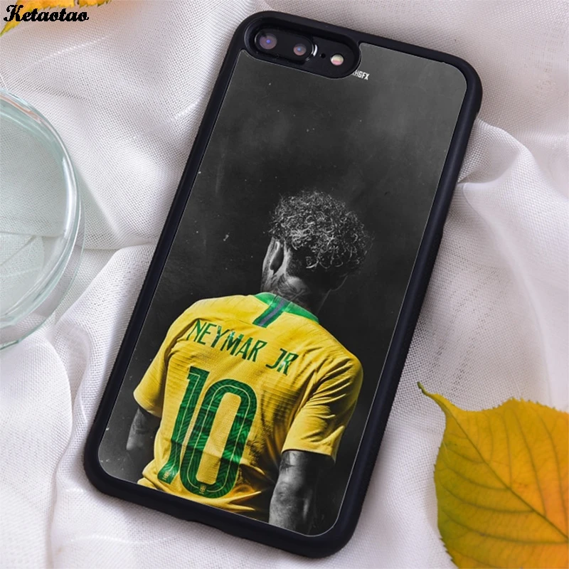 Мягкий силиконовый чехол Ketaotao Neymar в бразильском стиле для футбола из ТПУ iPhone 6S 7 8
