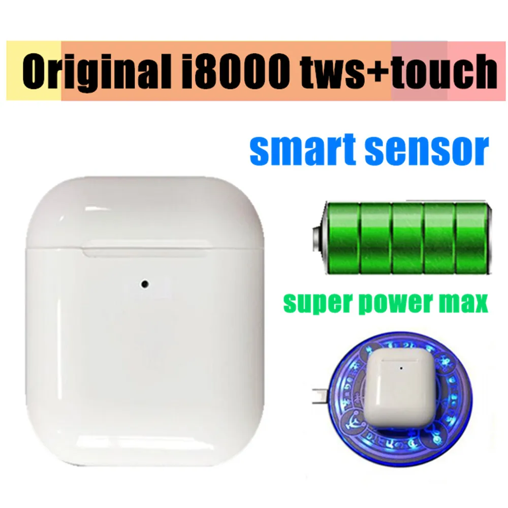 I8000 tws в ухо умный сенсор 1:1 Авто Окно Поддержка беспроводной зарядки наушник с Bluetooth pk i10 i20 i100 i1000 i2000 i900 tws