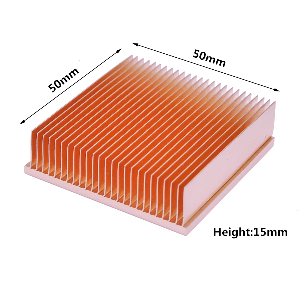 Aluminum Heatsink Radiator Ram Heatsink Radiator Pure Copper Heatsink DIY Heat Sink Radiator Cooling For Raspberry pi Electronic 3D printer CHIP IC MOS
