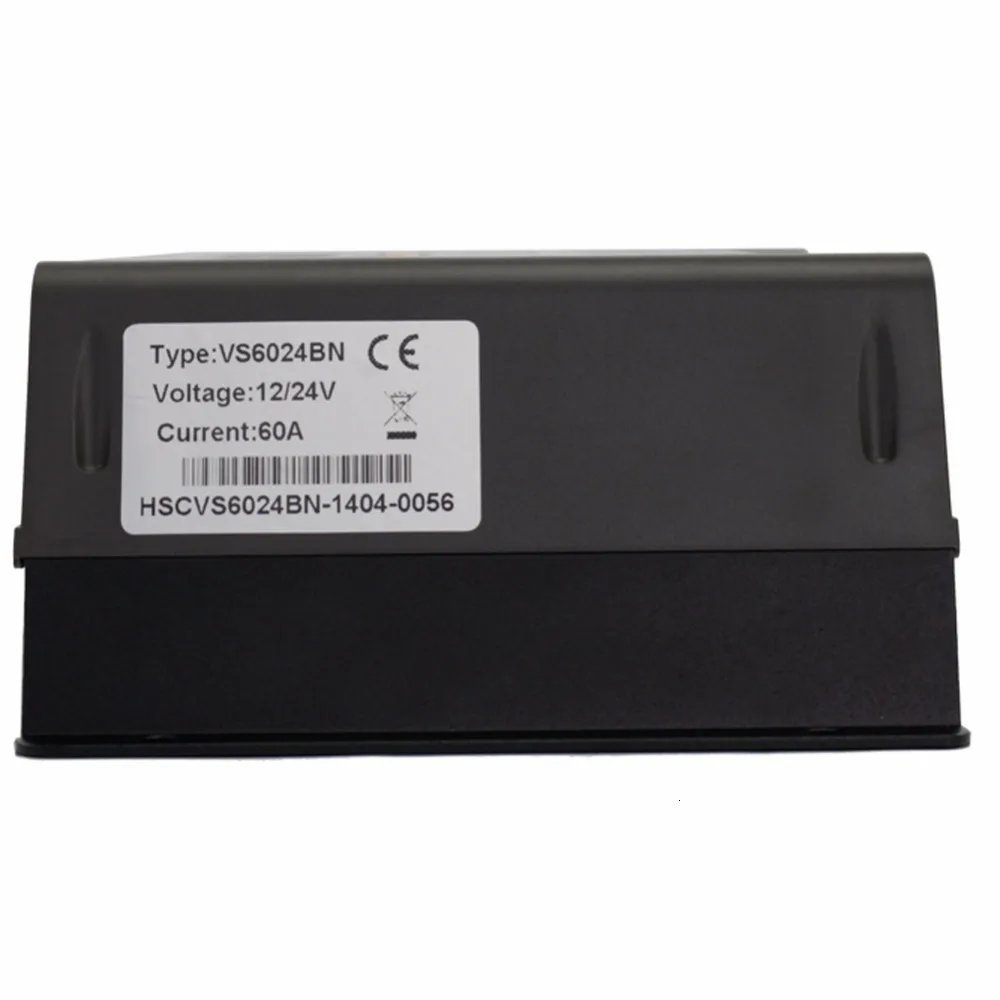 EPEVER VS6024BN солнечная батарея портативный регулятор 60A с USB кабелем подключения ПК MT50 дистанционного метр и BLE адаптер 24 В/12 В