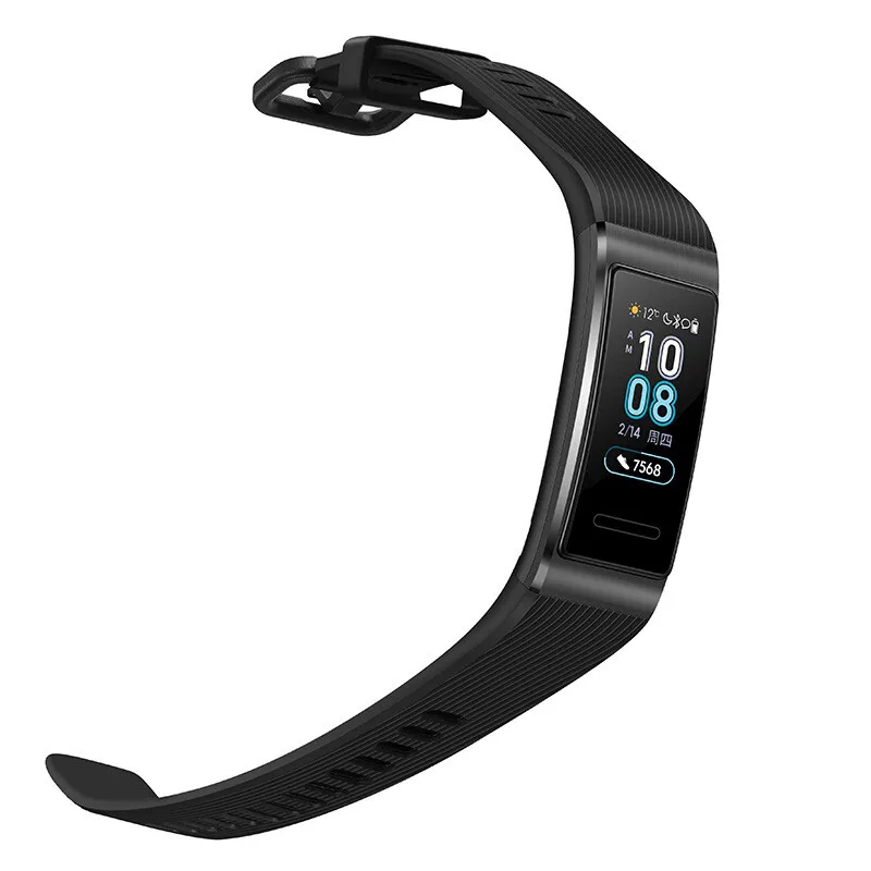 Умный Браслет huawei Band 3 Pro Band 3, 0,95 дюймов, трекер для плавания, водонепроницаемый, Bluetooth, фитнес-трекер, сенсорный экран