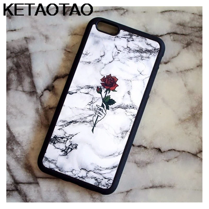 KETAOTAO чехол для телефона с мраморным рисунком камня для iPhone 4S SE 5C 5S 6 s 7 8 X Plus XR XS Max чехол из мягкого ТПУ резины силикона - Цвет: Зеленый