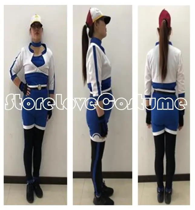 Женский тренировочный костюм для косплея голубой команды |