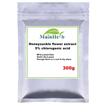 

300g Honeysuckle flower extract 5% chlorogenic acid for Anti-virus, bacterial & inflammatory,Improve Immunity,Free shipping