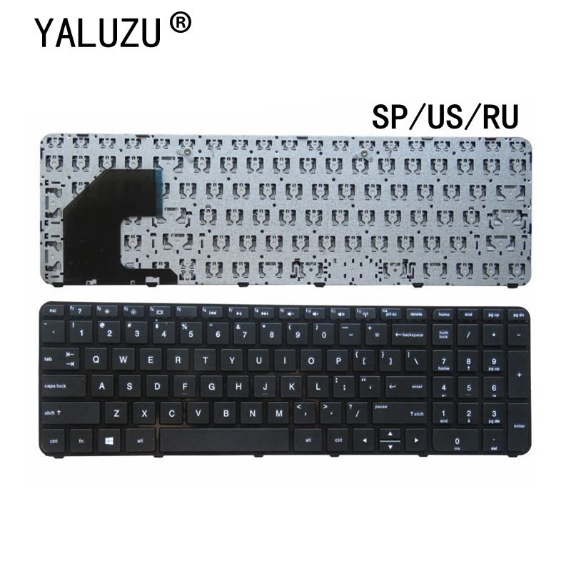 New Net Tastiera Italiana QWERTY Per HP Pavilion Sleekbook 15 (modelli B100, B1xx) - Con Frame Nero, Flat 90mm, Tastierino Numerico - 5