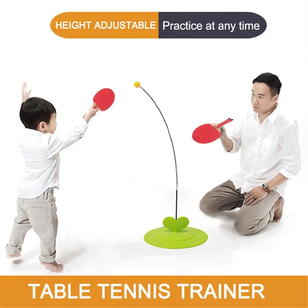 Новый набор для настольного тенниса, мягкий вал, тренировочная машина, эластичность, для детей, взрослых, пинг-понг, тренировочный тренажер