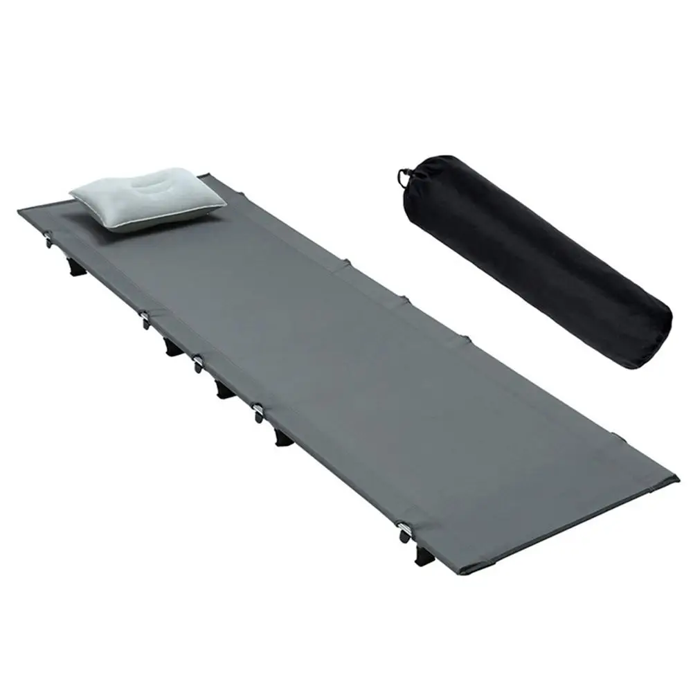 

Portable Folding Camping Cot Single Bed Outdoor Aluminum Alloy Ultra Light Camp Beach Accompanying Lunch Break Bed Camp Bed