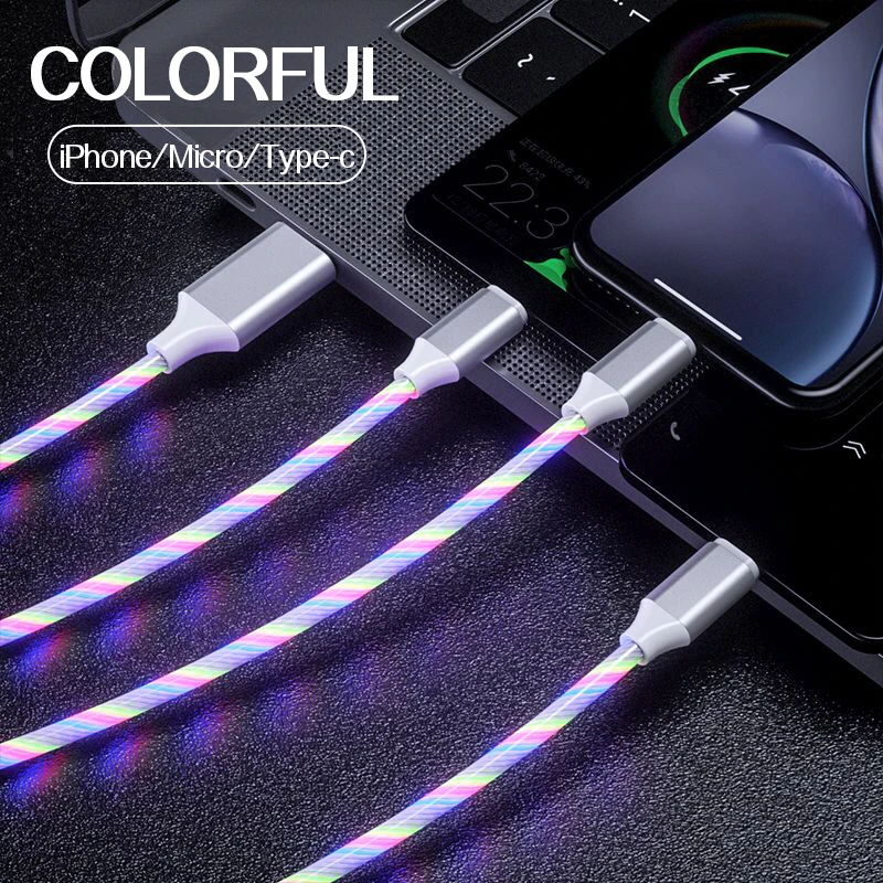 Colorful USB Тип C TyprC с мобильный телефон Case кабель для устройств iOS стример de carga de línea данных de зарядное устройство Android magneti - Цвет: Colorful