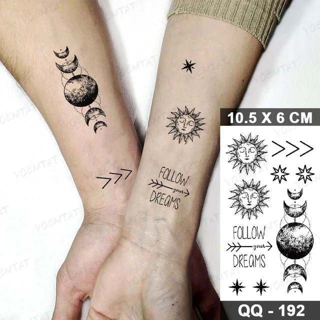 Buy Sun Tattoo Sticker Online In India  Etsy India