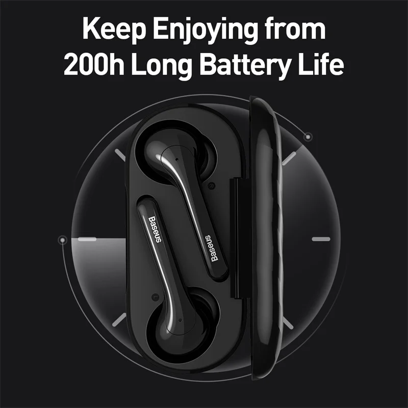 Baseus W07 Bluetooth Earphones Wireless Mini