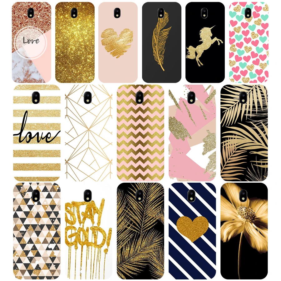 

398WE amp yellow gold gl Soft Silicone Tpu Cover phone Case for Samsung j3 j5 j7 2015 2016 2017 j330 j2 j4 prime j4 j6 Plus 2018