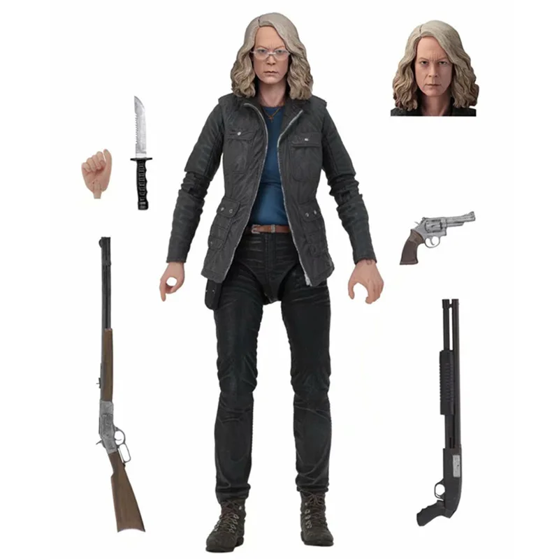 

Cheng yuan Anime NECA Halloween Moonlight Palpitation Panic Ultimate Laurie Heroine Movable Joint 7-Inch