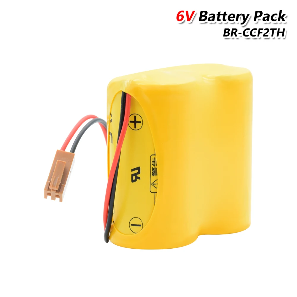 BR-CCF2TH A98l-0001-0902 BR-C 6V 5000 мА/ч, с ЧПУ Fanuc с Батарея литиевые батареи для калькулятор молоток ножовщика A06 серии PLC Управление
