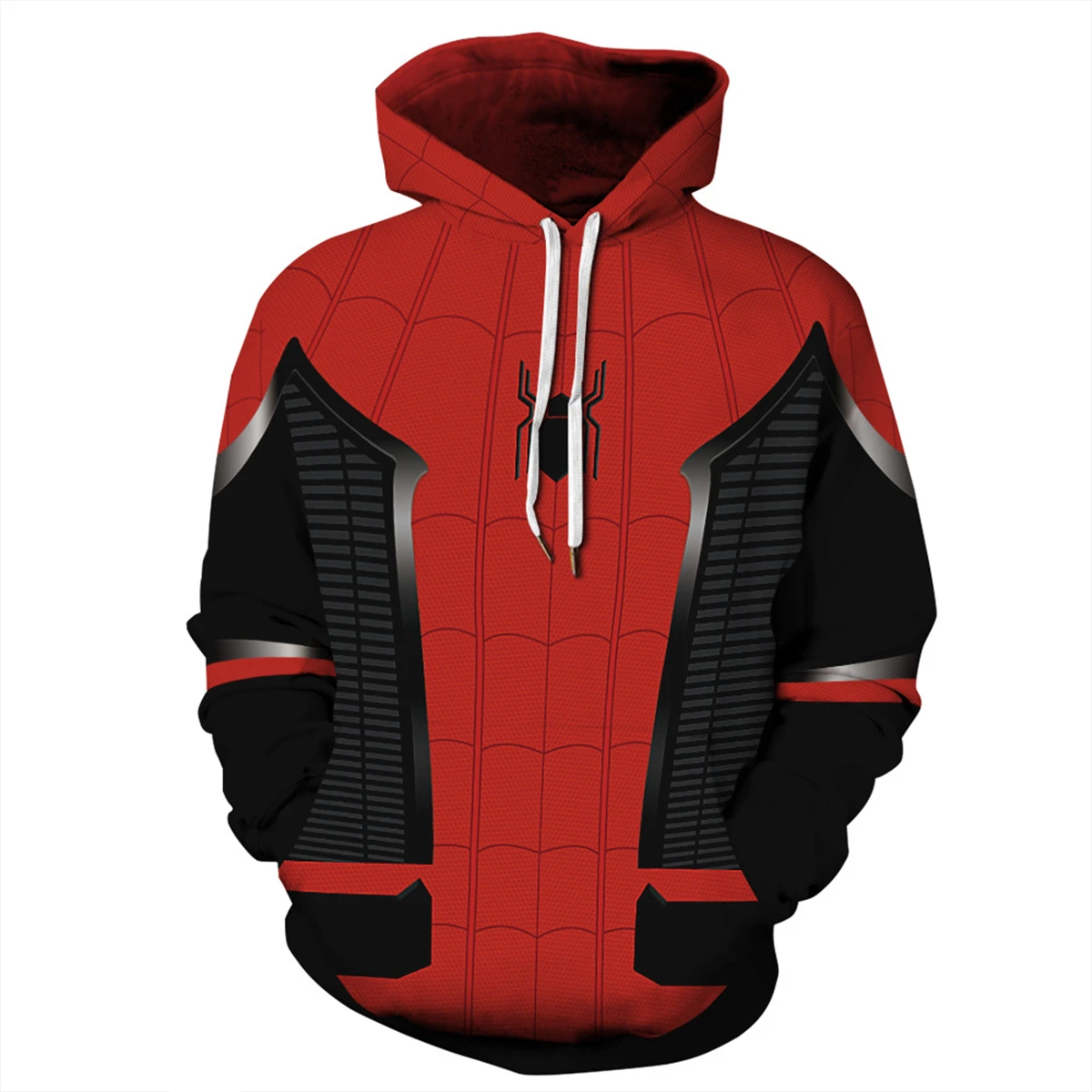 Унисекс комплект для взрослых 3D человек-паук Miles Morales толстовки с капюшоном с длинными рукавами Мужская Женская куртка костюм на Хэллоуин