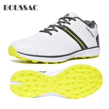 BOUSSAC мужские водонепроницаемые кроссовки для гольфа размера плюс, профессиональные кроссовки для гольфа для мужчин, легкие брендовые кроссовки для тренировок, кроссовки для гольфа