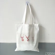 Рождественская Холщовая Сумка-тоут, складная сумка, пользовательский принт, логотип, текст, сделай сам, эко многоразовая хозяйственная сумка, переработанная, фестиваль, подарки, сумка