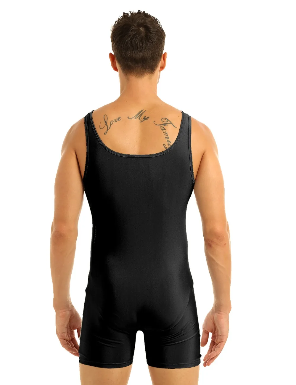 male ballet dancer attire Mens Gymnastics Unitards Bodysuit Ballet Leotard Costumes Ballet Body Tight Swimsuit for Dancing Costumes Sleeveless Bodysuit mens ballet clothes