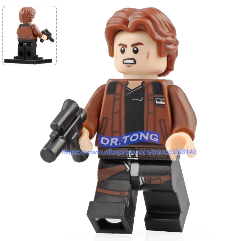 50 шт. Звездные войны Embo Luke Jawa фигурка Unduli Qui-Gon Jinn Ahsoka Death Star Droid Звездные войны фигурки строительные блоки модель игрушки - Цвет: WM543 50pcs