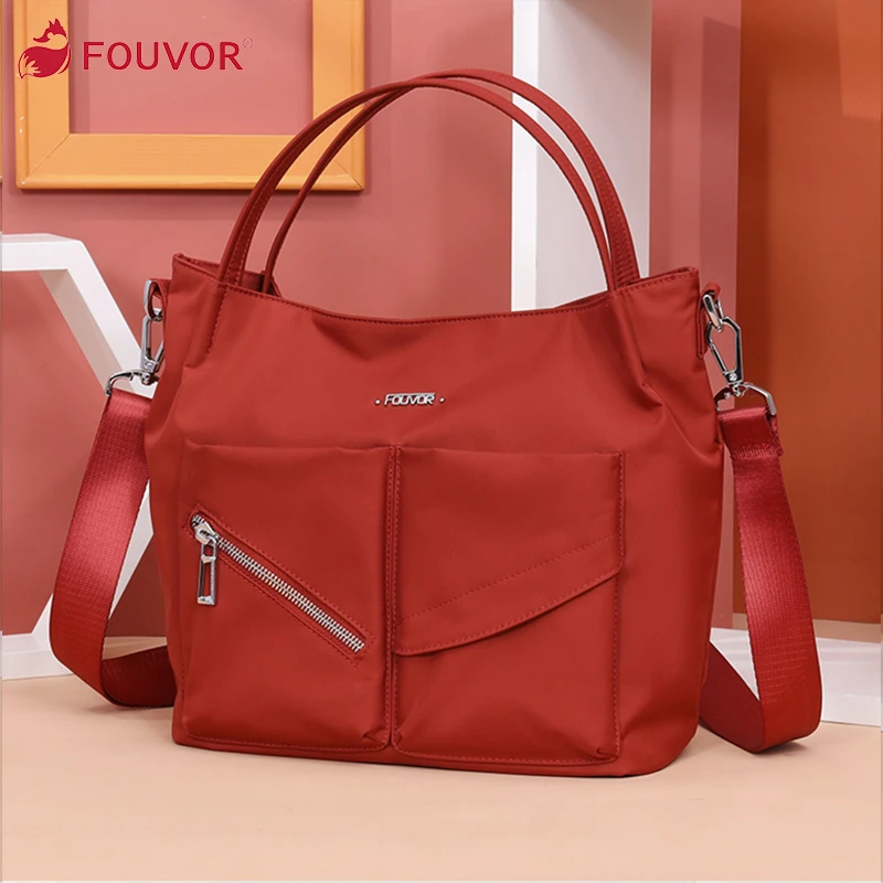 women's bags brands	. Fouvor 2021 new Large-capacity bag women's single shoulder bag Oxford cloth messenger bag nylon handbag canvas bag 2946-07 wallets for women