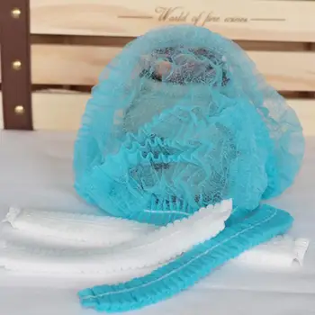 

100PCS Unisex Wholesale Disposable Hotel Home Shower Bathing Clear Hair Elastic Caps Hat Motorcycle Accessories Combinations