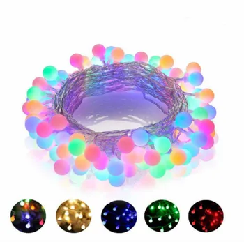 

10M 100LED Christmas Fairy Garlands LED Ball String Lights Hanging Ornaments Christmas Tree Xmas Party Home Decor