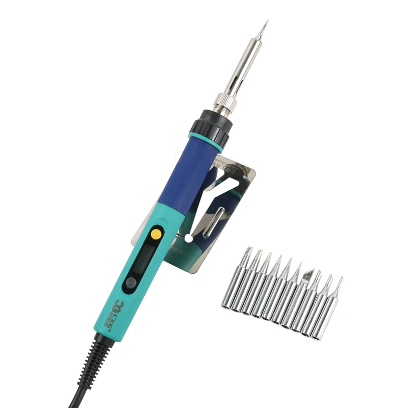 

936d LCD Digital Adjustable temperature Electric Soldering station EU plug+10/PCS Solder tip Replace HAKKO 936 Soldering station