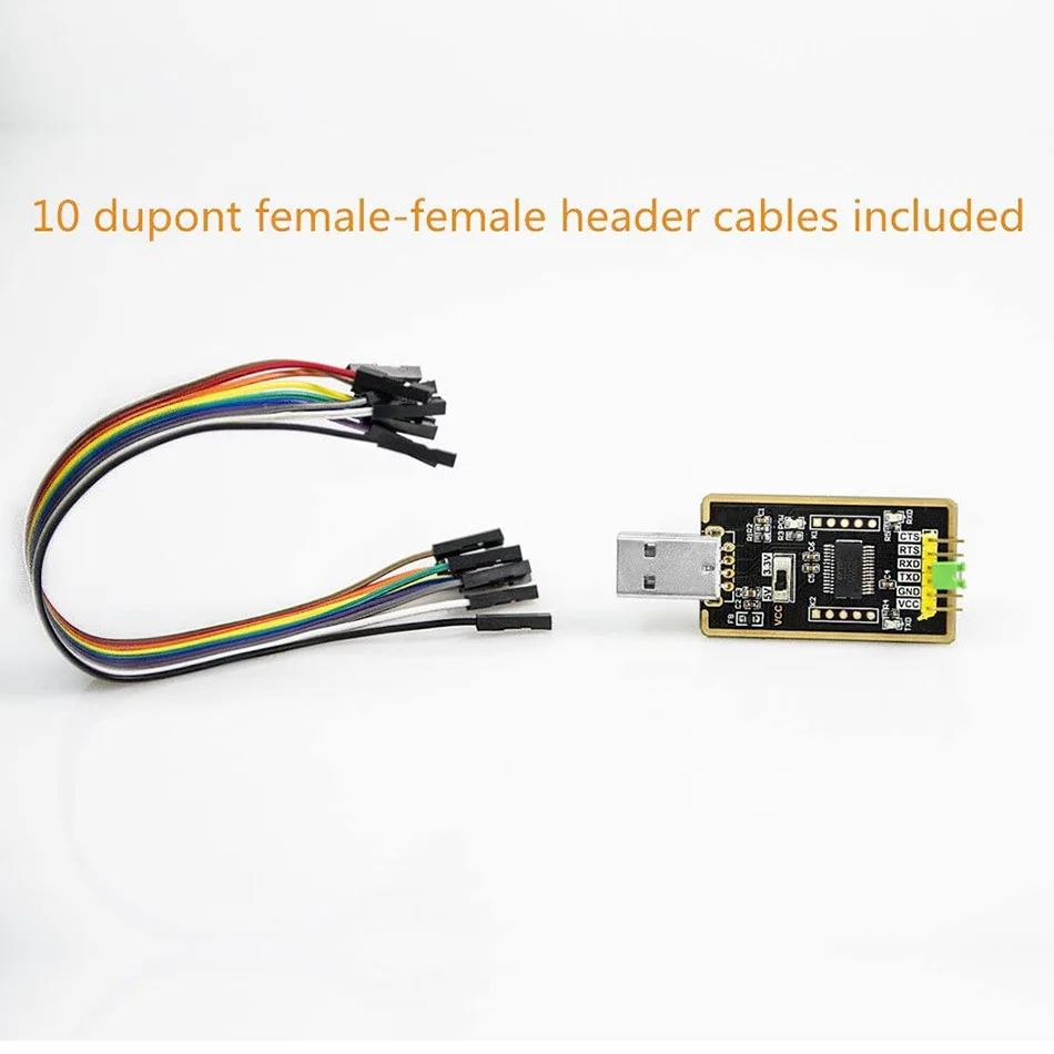 Ftdi Usb To Ttl Converter Adattatore USB A TTL FT232RL | Convertitore Seriale 5V/3.3V | Modulo Per Arduino, Raspberry Pi | 1/2/5/10 Pezzi Adattatore Usb Ttl Ft232 Ftdi - Foto 5