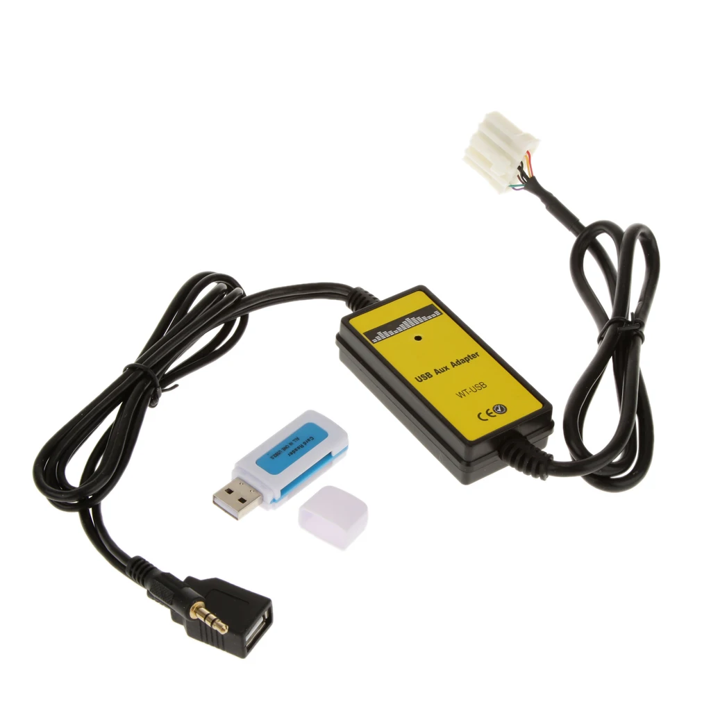 Car USB/SD MP3 Player Interface AUX-IN Adapter For Mazda 323 MX5 Miata MPV