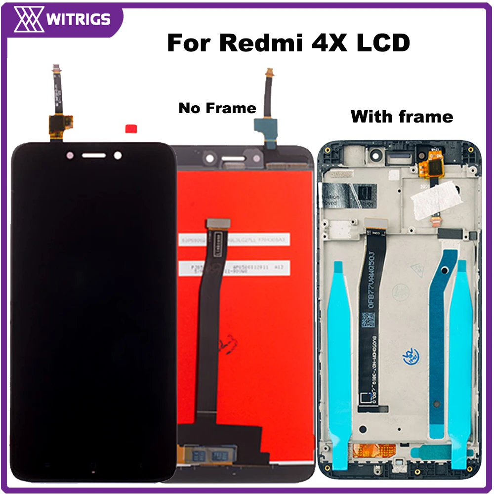

Witrigs For Xiaomi Redmi 4X LCD Display Touch Screen Digitizer Assembly Replacement