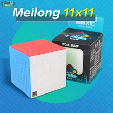 Moyu Meilong 10x10 Cube speed Magic11x11x11 10x10 Cube Puzzle Magico Cubo 11x11 Профессиональный Кубик Рубика без наклеек для детских игрушек