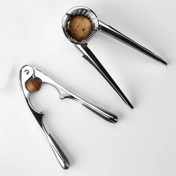 

New Upgrade Metal Nutcracker Crushed Walnuts Walnut Cracker Opener Nut Funnel-type Plier Sheller Tool Kitchen Accessories