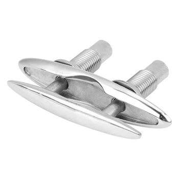 

Boat Ship Mooring Dock Neat Cleat Stainless Steel Double-Deck Push-Pull Cable Bolt Marine Hardware Bollard Accessories