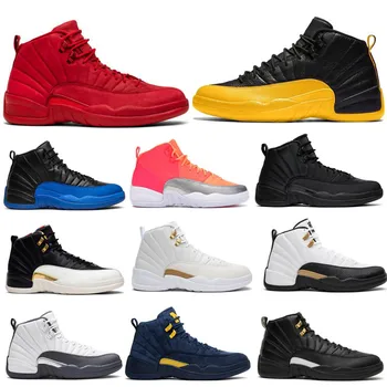 

High Quality 12s Game Ball Hot Punch Gym Red WNTR Dark Grey Game Royal Sunrise men basketball shoes The Master Sneakers