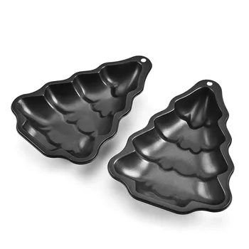 

Household carbon steel non stick cake mold creative Christmas tree baking tool