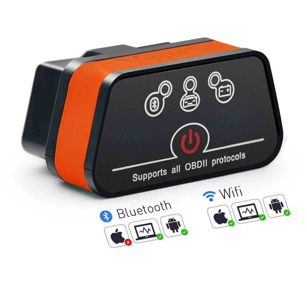 ELM327 Vgate iCar2 obd 2 Bluetooth scanner elm 327 V2.1 obd2 wifi auto diagnostic tool for android/PC/IOS code reader car repair |