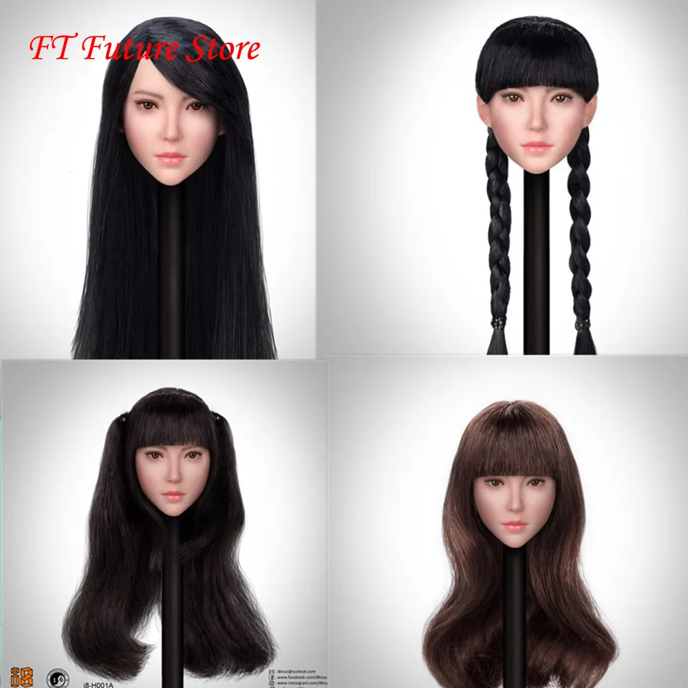 В наличии I8TOYS I8-H001 1/6 солдат Азиатский комикс голова резьба Модель нежной женщины голова резьба для 12 дюймов Фигурка DIY В наличии I8TOYS I8-H001 1/6 солдат Азиатский комикс голова резьба Модель нежной женщины голова резьба для 12 дюймов Фигурка DIY