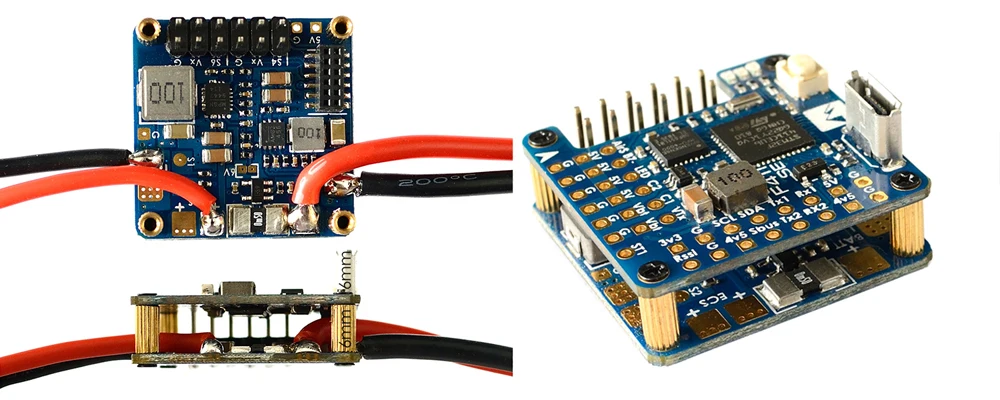

Matek Systems F411-WSE STM32F411CEU6 Flight Controller Built-in OSD 2-6S FC for RC Airplane Fixed Wing
