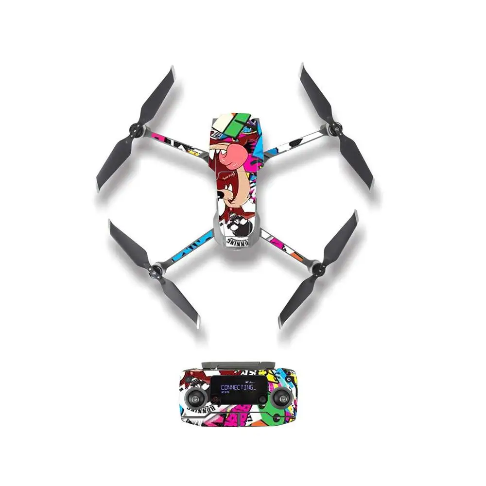 [M20017] граффити из мультфильма для DJI Mavic 2 Pro & ZOOM наклейка на кожу корпус дрона +