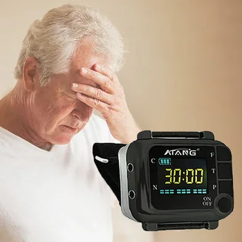 

Wrist watch laser acupuncture Accelerate the flow of blood and clean up the garbage in the blood Blood viscosity