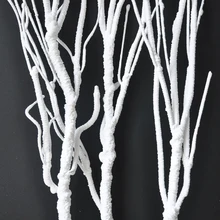 Имитация большая белая высушенная ветка искусственное растение свадебное украшение для дома Рождество реквизит для фотосъемки