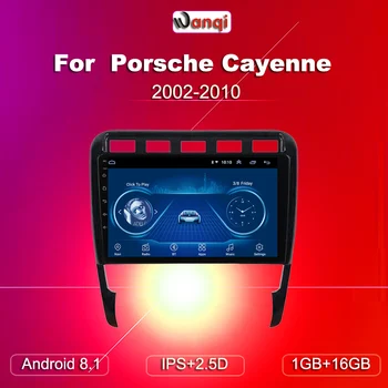 

wanqiAndroid 8.1 Car GPS Navigation Radio player 2.5D screen For Porsche Cayenne 2002-2010 Multimedia Carplay SWC WIFI