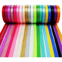 25 Yards/Roll Satin Ribbons DIY Artificial Silk Roses Crafts Supplies Sewing Accessories for Wedding Handmade Bows Gift Wrapping