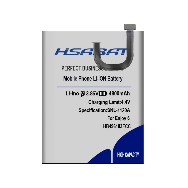 HSABAT HB496183ECC 4800 мА/ч, Батарея для huawei enjoy 6 enjoy6 NCE-AL00
