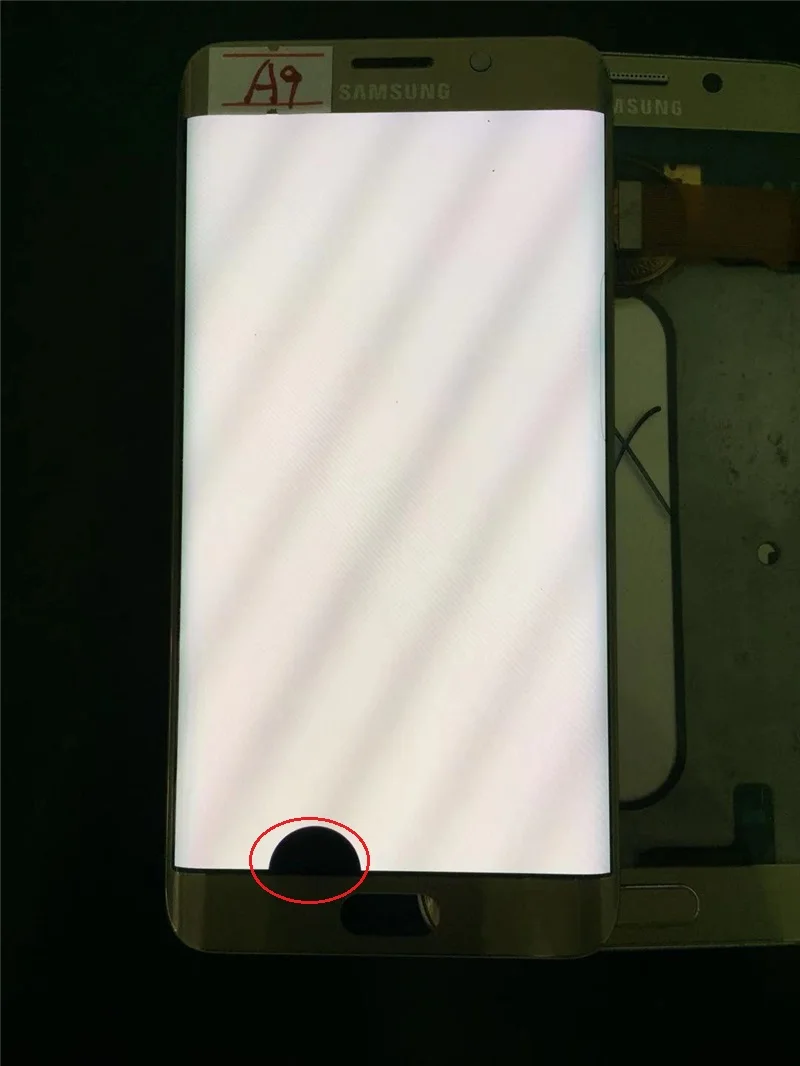 Для samsung Galaxy S6 Edge Plus lcd G928 G928F дисплей сенсорный экран дигитайзер в сборе для samsung S6 Edge PLUS lcd - Цвет: NO.A9 Gold