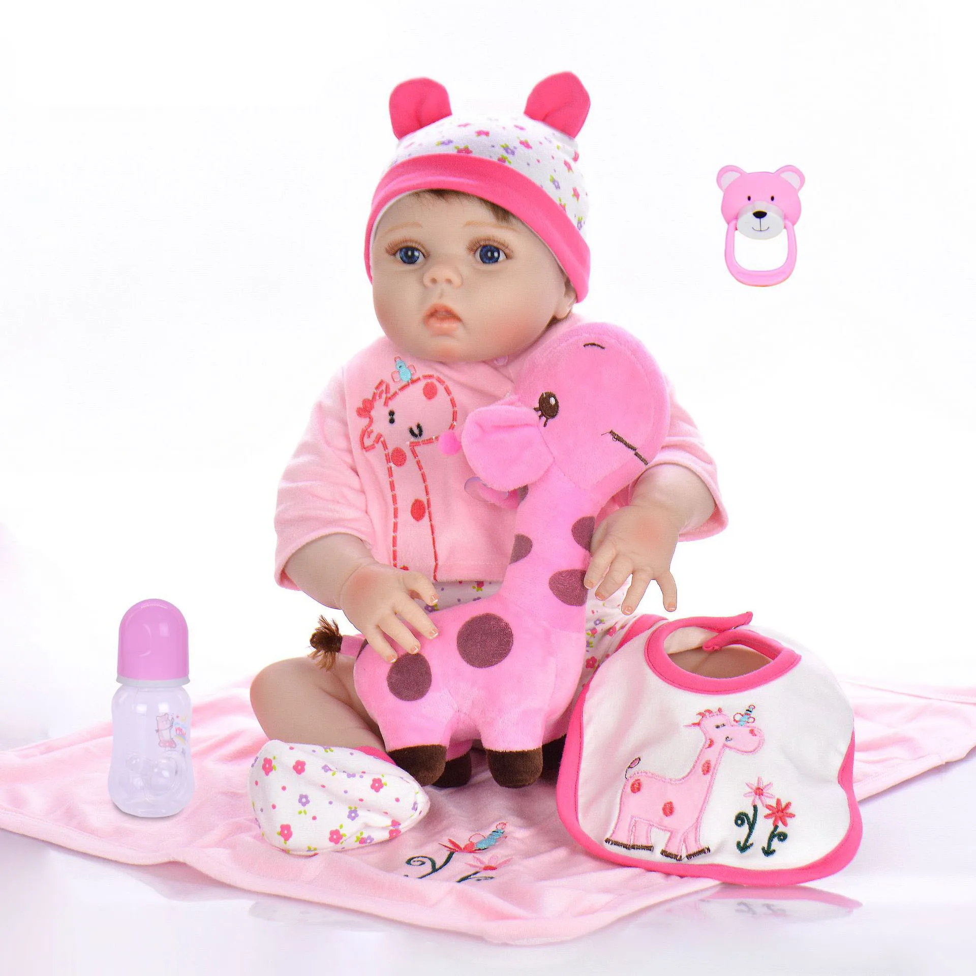 NPK модные силиконовые куклы reborn для продажи 22 дюйма 55 см Новорожденные bebe Baby детей