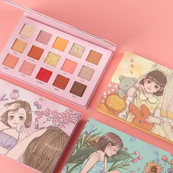 

15 Colors Matte Shimmer Glitter Matte Paleta De Maquiagem Collectie Charming Eyeshadow Palette New